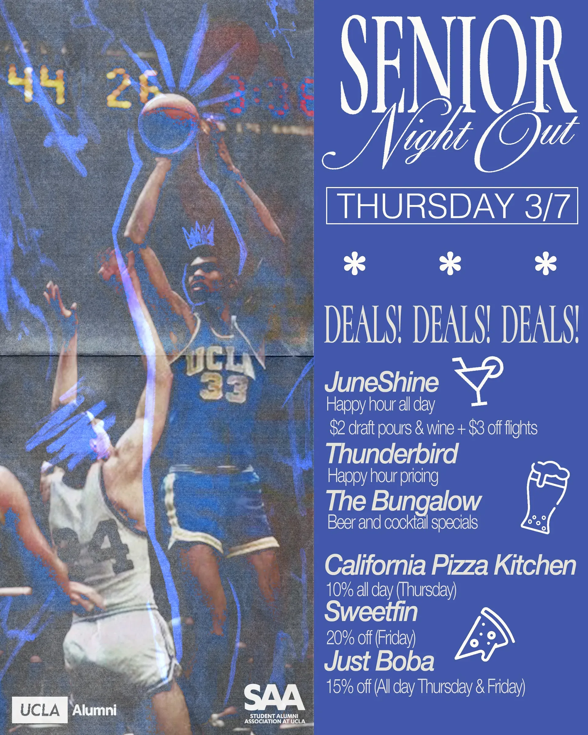 Senior Night Out Marketing - sno