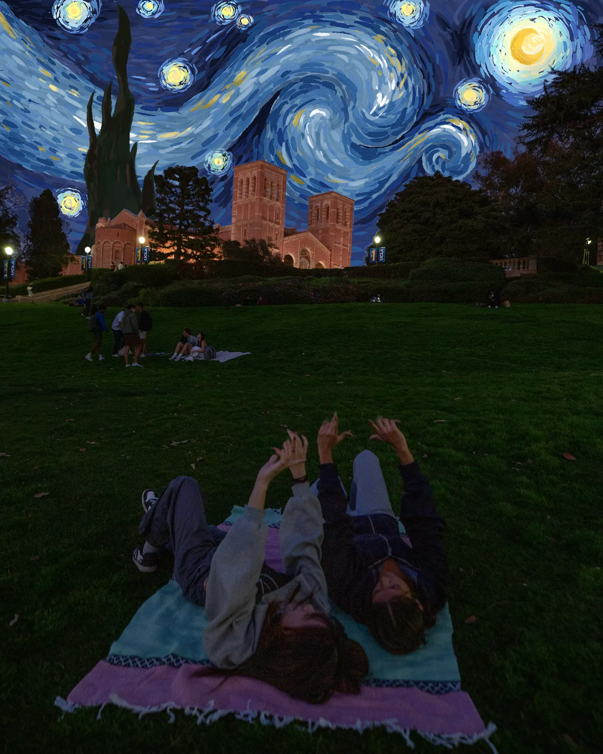 Starry Night Royce Hall - stargaze